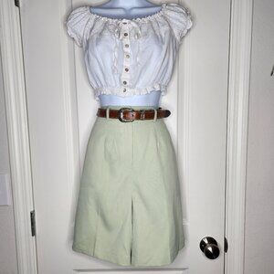 Coral Bay Golf green high waist shorts size 12